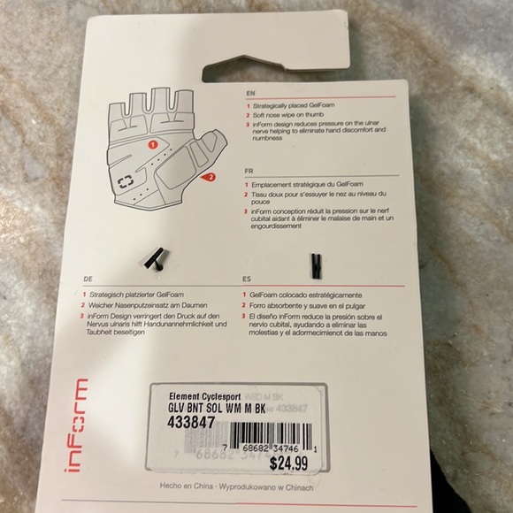 Women’s size medium Bontrager biking glove - Picture 4 of 4